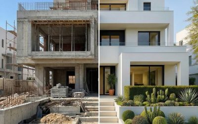 Rate the glow up 👇 fblifestyle dreamhome beforeandafter modernvilla